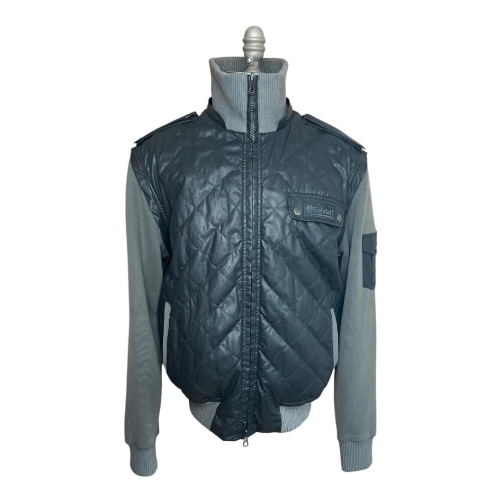 Belstaff Hooded Gilet Jacket Vest Removable Sleevs EU Size L